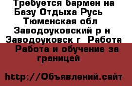 Требуется бармен на Базу Отдыха Русь. - Тюменская обл., Заводоуковский р-н, Заводоуковск г. Работа » Работа и обучение за границей   